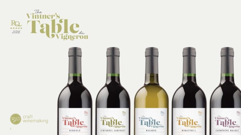 RJS RQ 2026 - Vintners Table Bottles