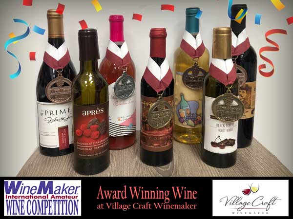 Winemaker Competition - Award Winning Wine at Village Craft Winemaker