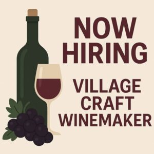 Now Hiring - Village Craft Winemaker